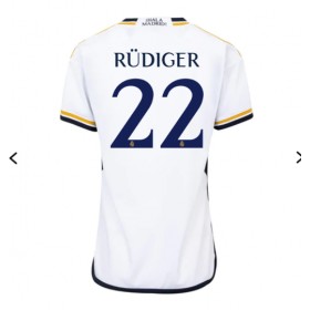 Real Madrid Antonio Rudiger #22 Hemmakläder Dam 2023-24 Kortärmad